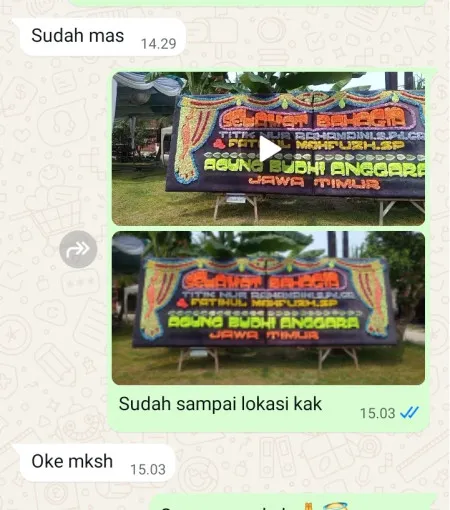 Pengiriman Papan Bunga Tanjakan Krangkeng